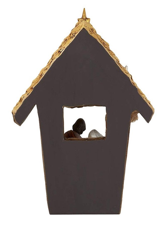 Needzo Holy Family Nativity Figurine Set, Baby Jesus in Manger, Christian Christmas Decoration, 9.25 Inches - Image 2